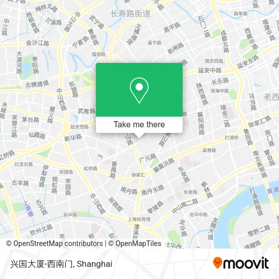 兴国大厦-西南门 map