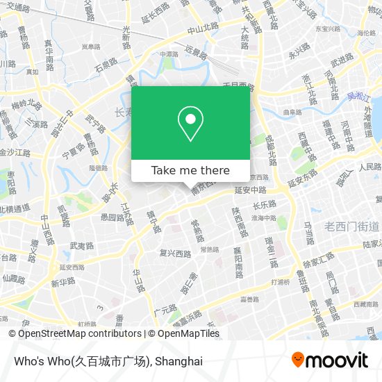 Who's Who(久百城市广场) map