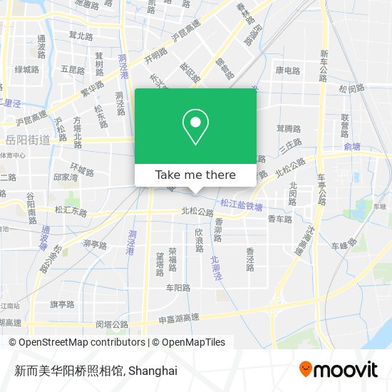 新而美华阳桥照相馆 map