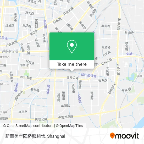 新而美华阳桥照相馆 map