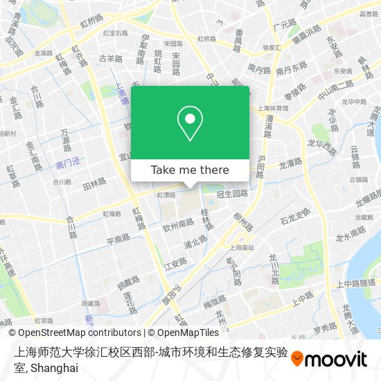 上海师范大学徐汇校区西部-城市环境和生态修复实验室 map