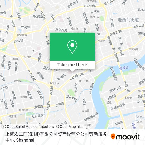 上海农工商(集团)有限公司资产经营分公司劳动服务中心 map