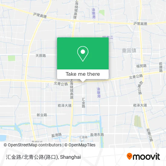 汇金路/北青公路(路口) map