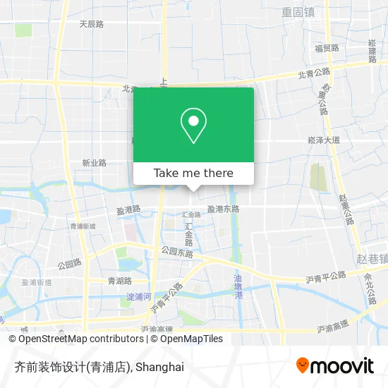 齐前装饰设计(青浦店) map