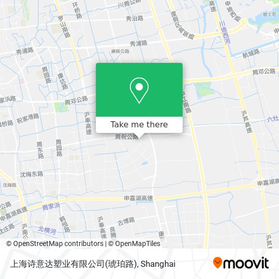 上海诗意达塑业有限公司(琥珀路) map