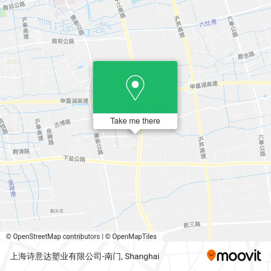 上海诗意达塑业有限公司-南门 map