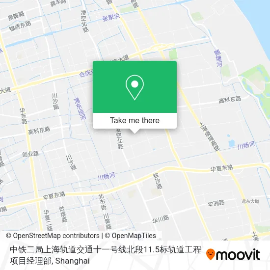 中铁二局上海轨道交通十一号线北段11.5标轨道工程项目经理部 map
