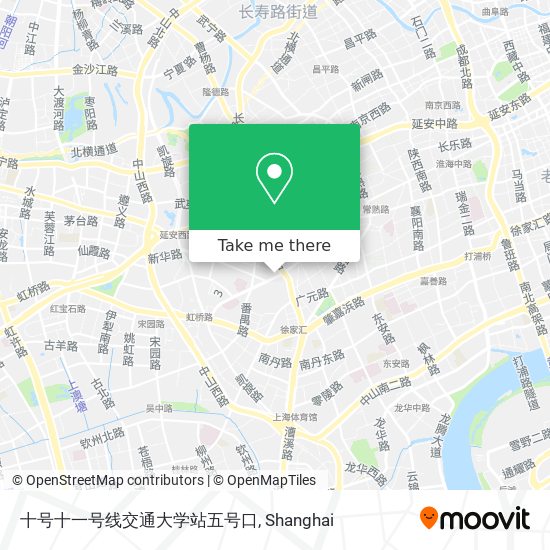 十号十一号线交通大学站五号口 map