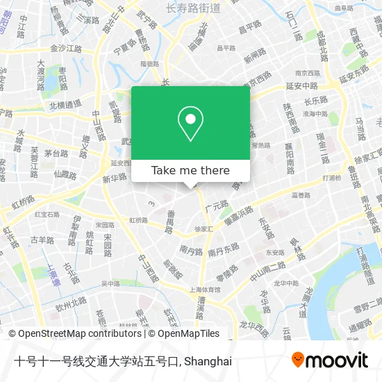 十号十一号线交通大学站五号口 map