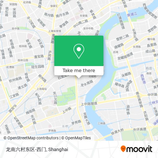 龙南六村东区-西门 map