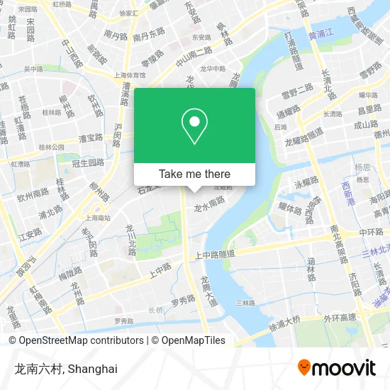 龙南六村 map