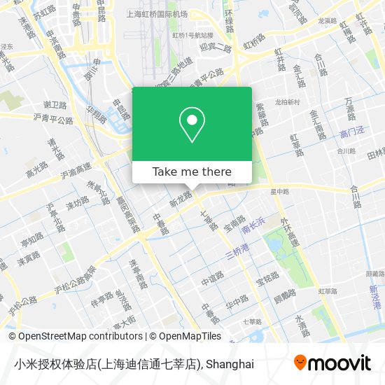 小米授权体验店(上海迪信通七莘店) map
