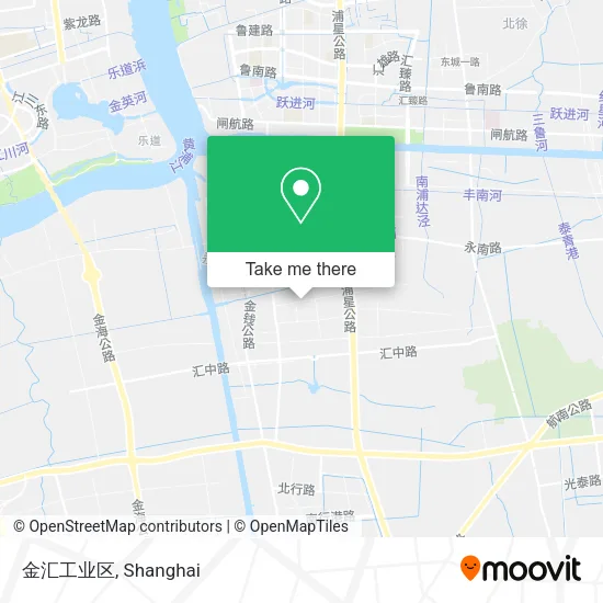 金汇工业区 map