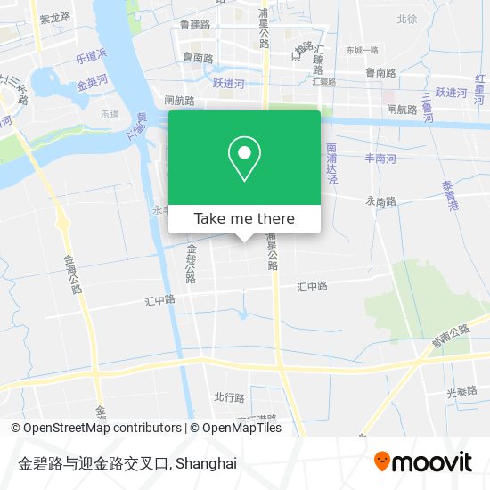 金碧路与迎金路交叉口 map