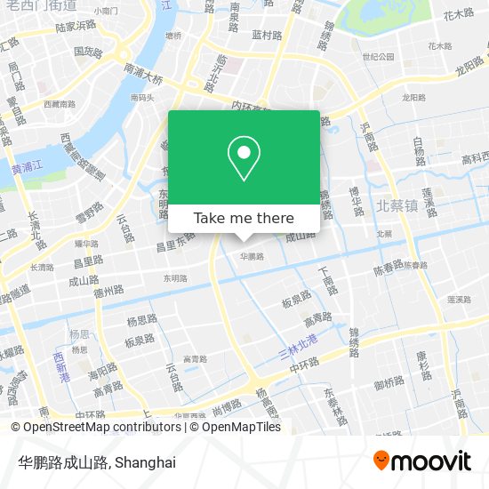 华鹏路成山路 map
