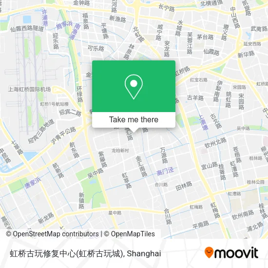 虹桥古玩修复中心(虹桥古玩城) map