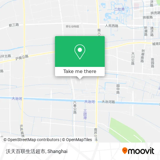 沃天百联生活超市 map