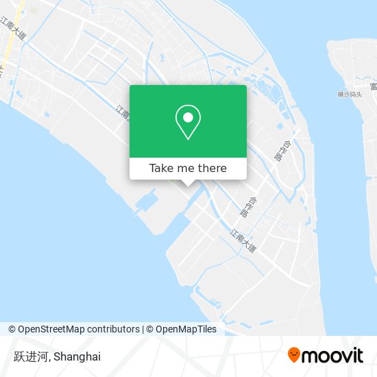 跃进河 map