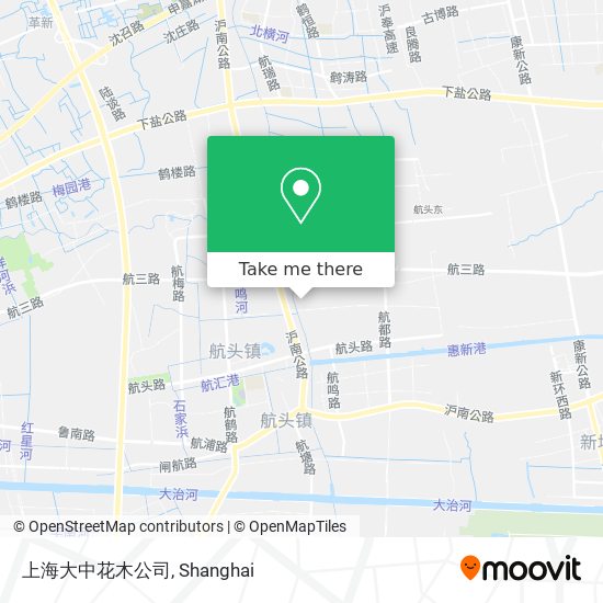 上海大中花木公司 map