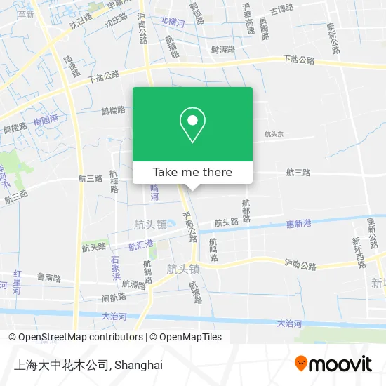 上海大中花木公司 map