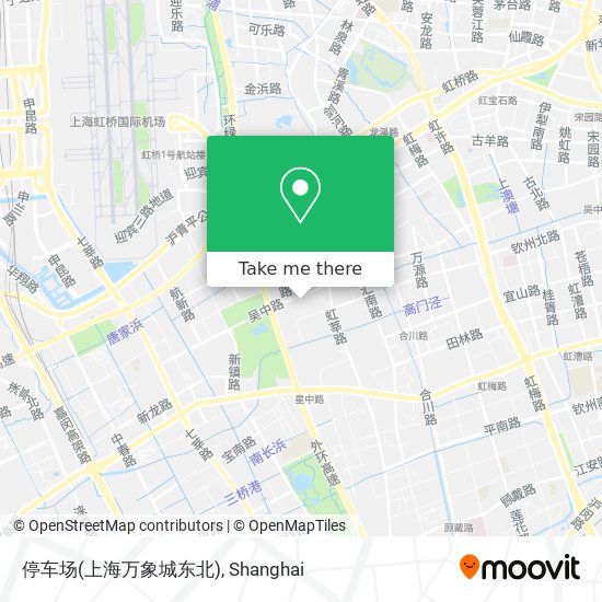 停车场(上海万象城东北) map