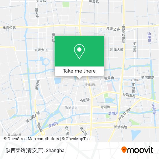 陕西菜馆(青安店) map