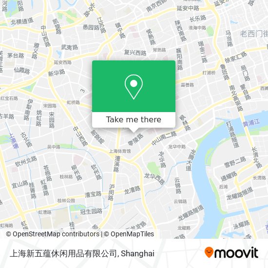 上海新五蕴休闲用品有限公司 map