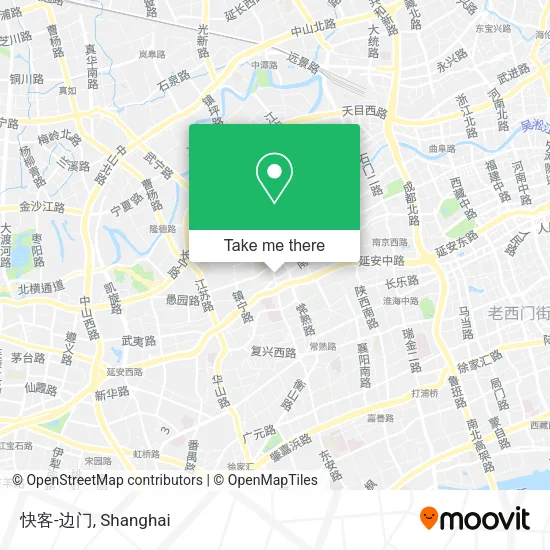 快客-边门 map