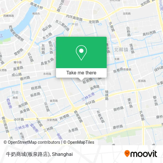 牛奶商城(板泉路店) map
