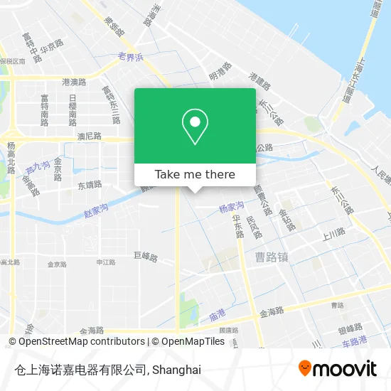 仓上海诺嘉电器有限公司 map