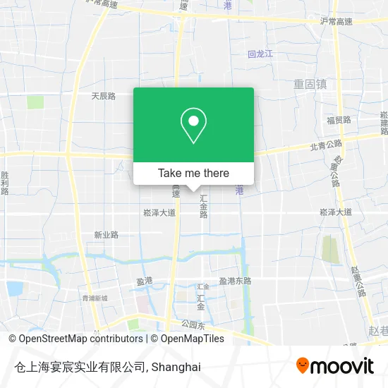 仓上海宴宸实业有限公司 map