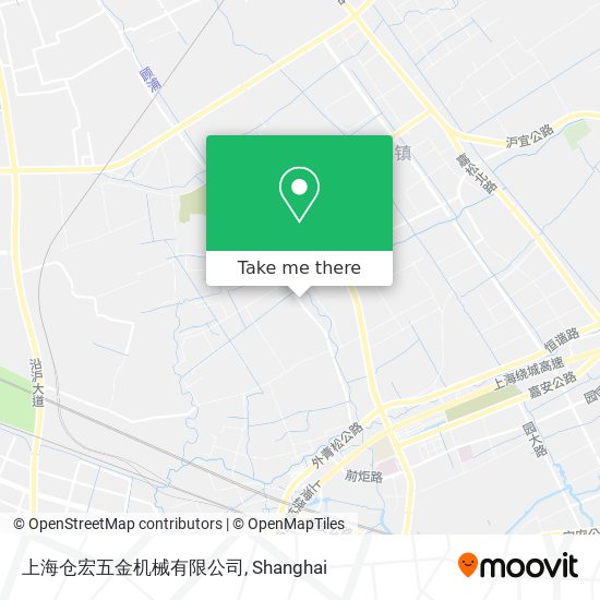 上海仓宏五金机械有限公司 map