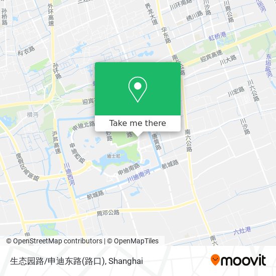 生态园路/申迪东路(路口) map