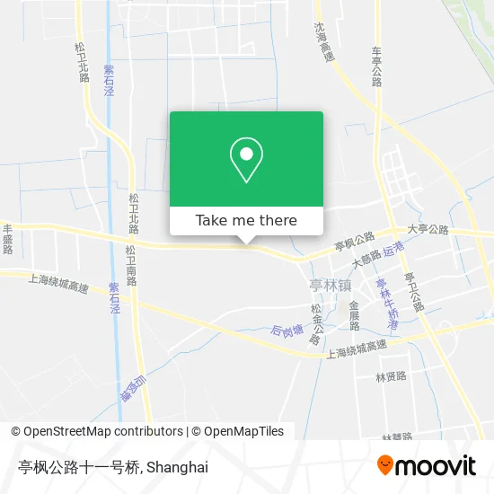 亭枫公路十一号桥 map