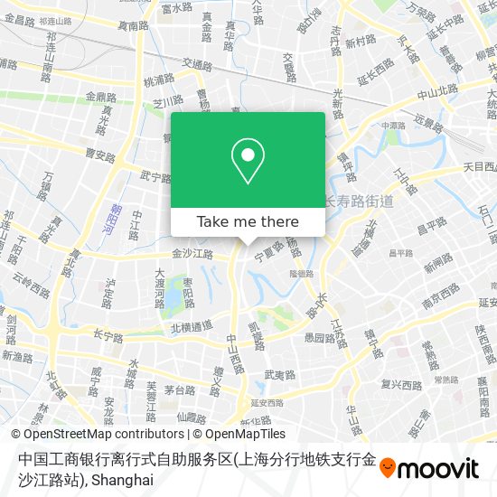 中国工商银行离行式自助服务区(上海分行地铁支行金沙江路站) map