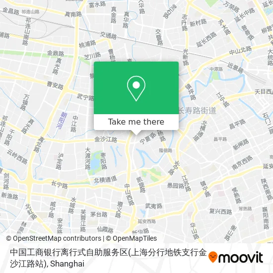中国工商银行离行式自助服务区(上海分行地铁支行金沙江路站) map