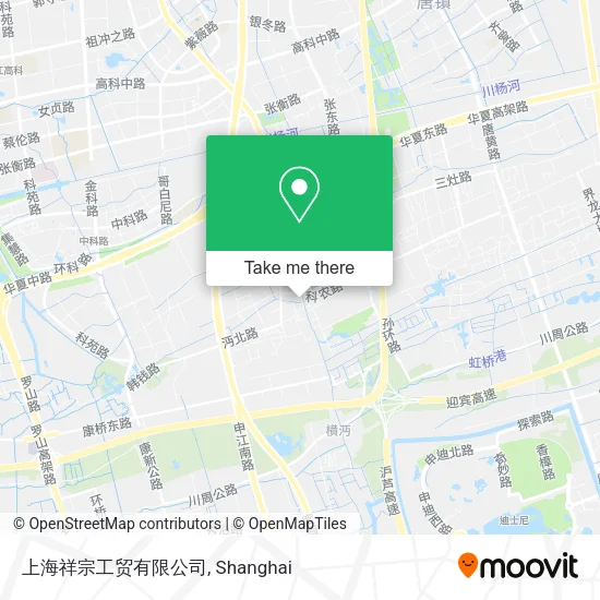 上海祥宗工贸有限公司 map