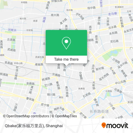 Qbake(家乐福万里店) map