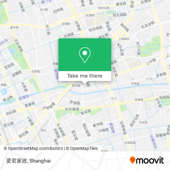 爱君家政 map