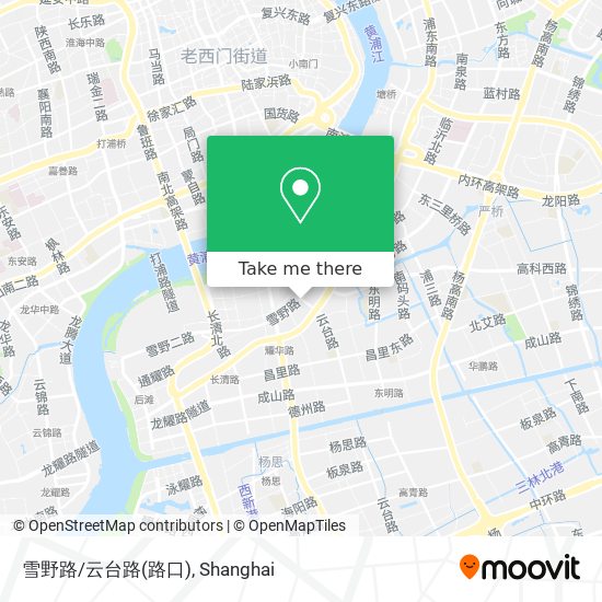雪野路/云台路(路口) map
