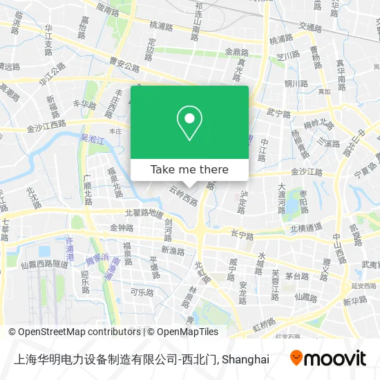 上海华明电力设备制造有限公司-西北门 map