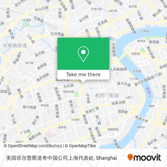 美国菲尔普斯道奇中国公司上海代表处 map