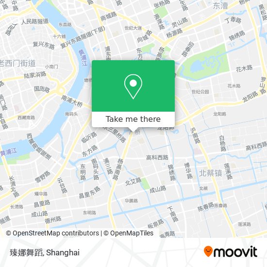 臻娜舞蹈 map