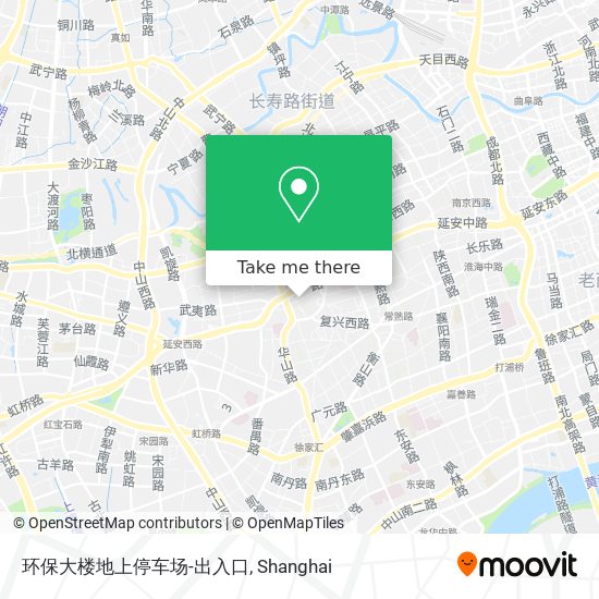 环保大楼地上停车场-出入口 map