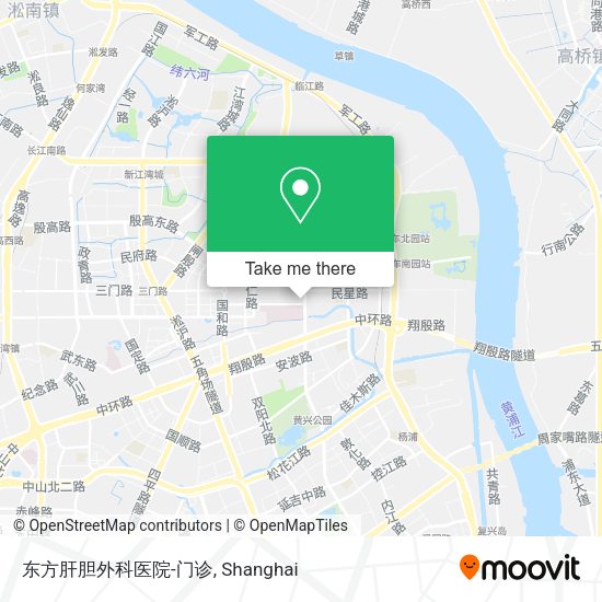 东方肝胆外科医院-门诊 map