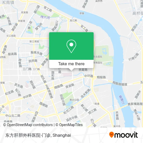 东方肝胆外科医院-门诊 map