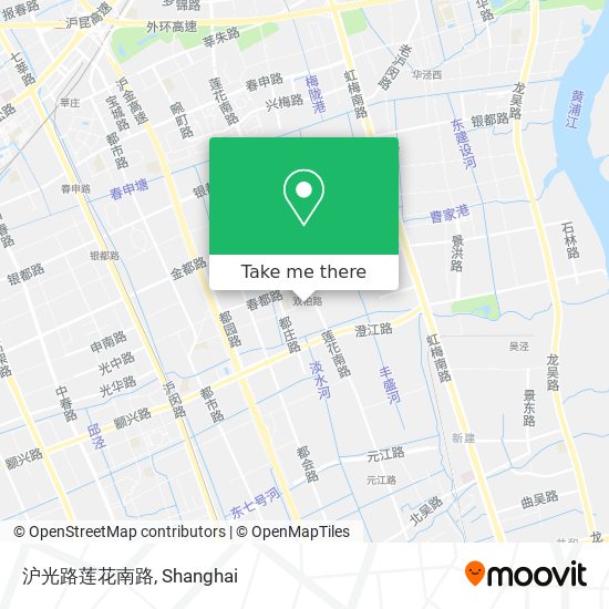 沪光路莲花南路 map