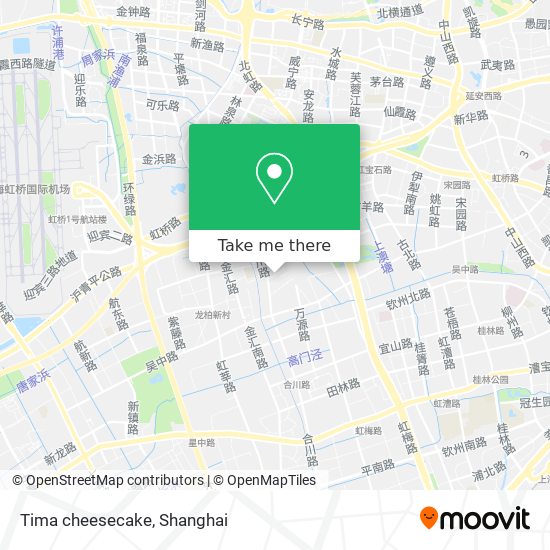 Tima cheesecake map
