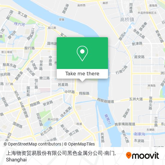 上海物资贸易股份有限公司黑色金属分公司-南门 map