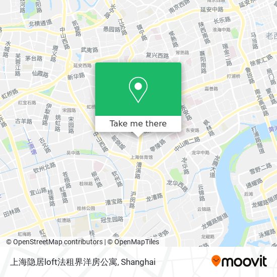 上海隐居loft法租界洋房公寓 map